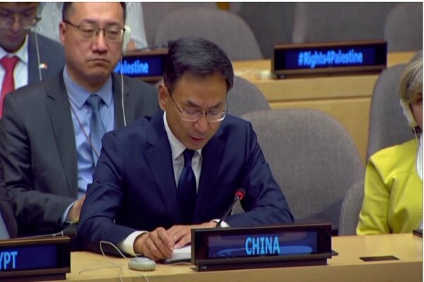 China supportsPlestine's two states solution