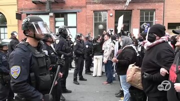 Protest in San Francisco against Trump policies